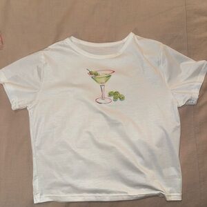 Martini Glass Baby Tee